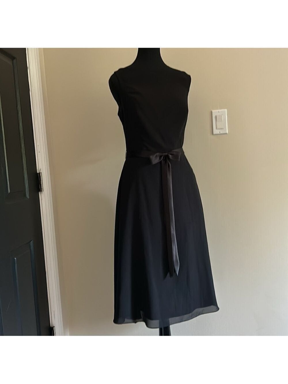 Black bridesmaid dress